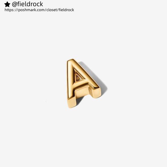 Pandora Letter A Alphabet Charm - Picture 3 of 5